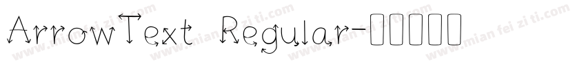 ArrowText Regular字体转换